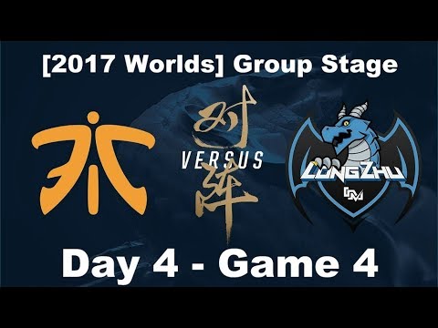 [2017 Worlds] Group Stage - D4 G4 - FNC vs LZ - League of Legends - Fnatic vs Longzhu Gaming