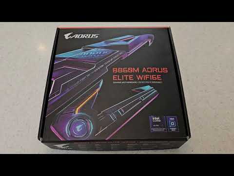 신제품 엠바고 해제!! B860M AORUS ELITE WIFI6E / INTEL B860