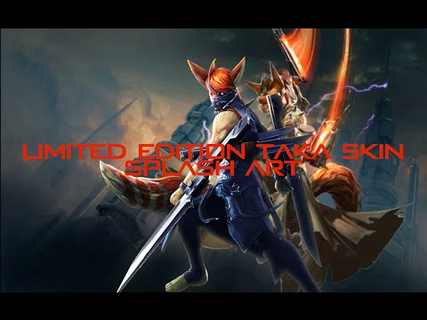 Vainglory NEW SKIN SPLASH ART REVEAL: LIMITED EDITION TAKA SKIN -  NIGHTSHADOW TAKA
