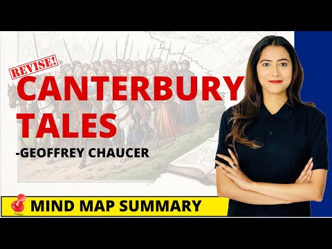 Canterbury Tales - Chaucer | Easiest Mind-Map Explanation | Sunaina Jethani