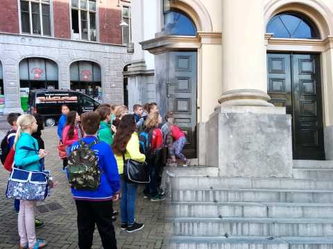 Stadswandeling groep 7 obs Dubbeldam