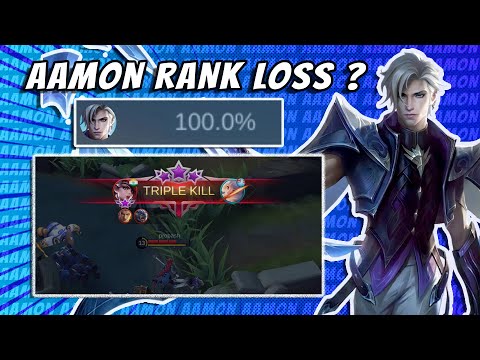 FIRST RANK LOSS with AAMON ? | MOBILE LEGENDS