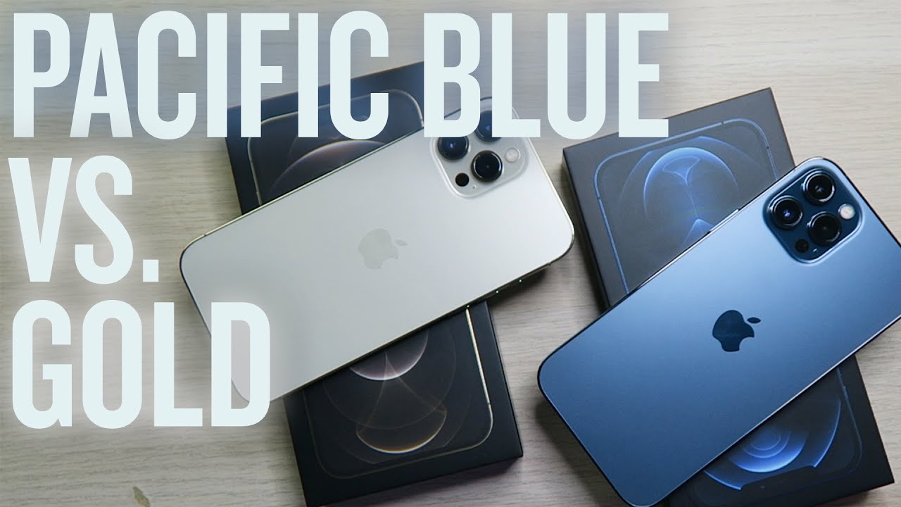 Apple Iphone 12 Pro Max Pacific Blue Vs Gold By Rodrickviews Phonels Com