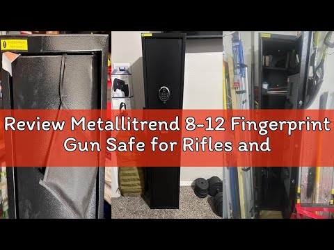 8-12 Gun Safe for Rifles and Pistols, Rifle Safes for Home with Silent & Alarm Mode, Quick Access Gun Cabinet with Electronic Keypad, Large Gun Safe with Adjustable Shelves, Requre Assembly video review thumbnail
