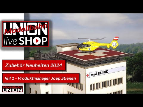 LIVE Modellbahn Union - Zubehörneuheiten 2024 Teil 1 mit Joep Stienen