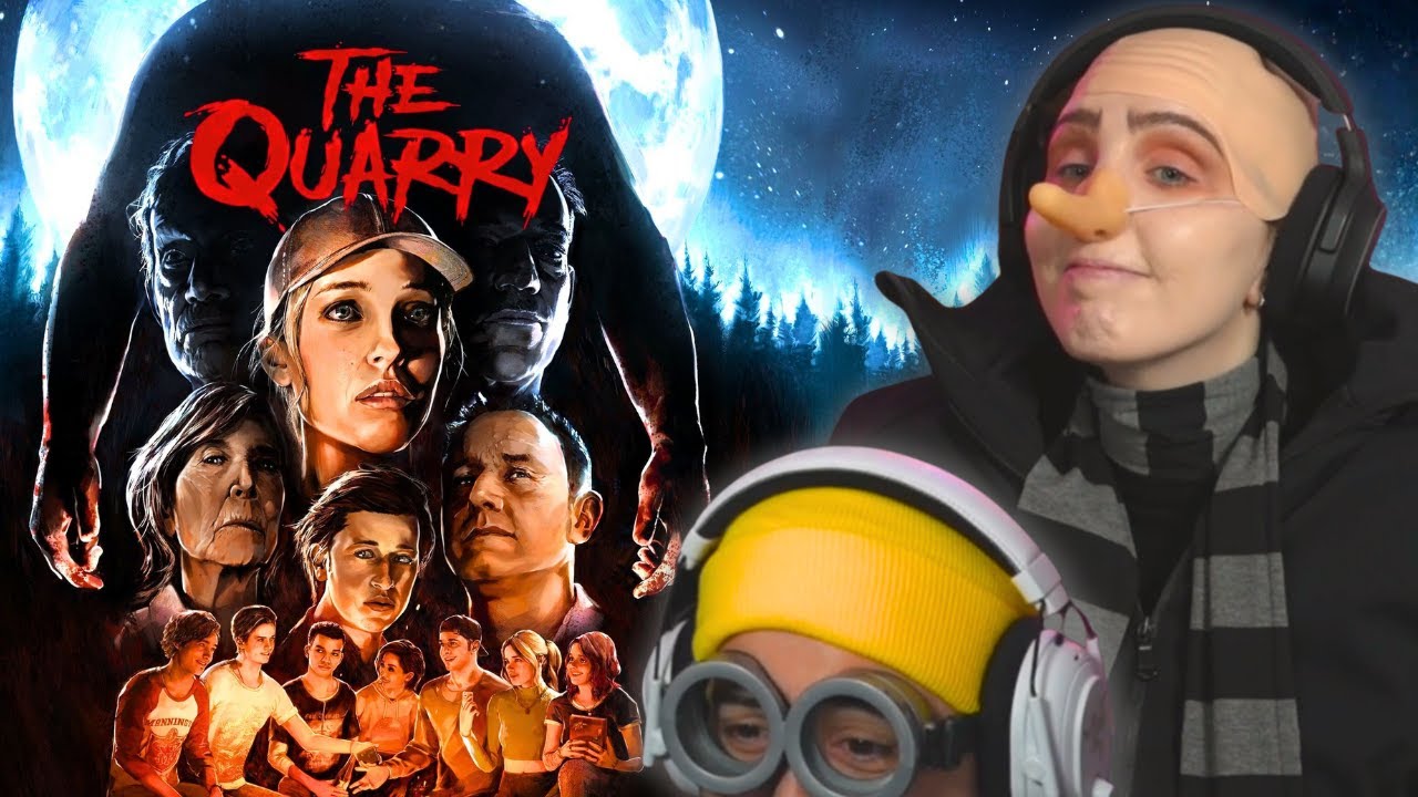 Gru y minion juegan al The Quarry por Halloween | JUEGO COMPLETO