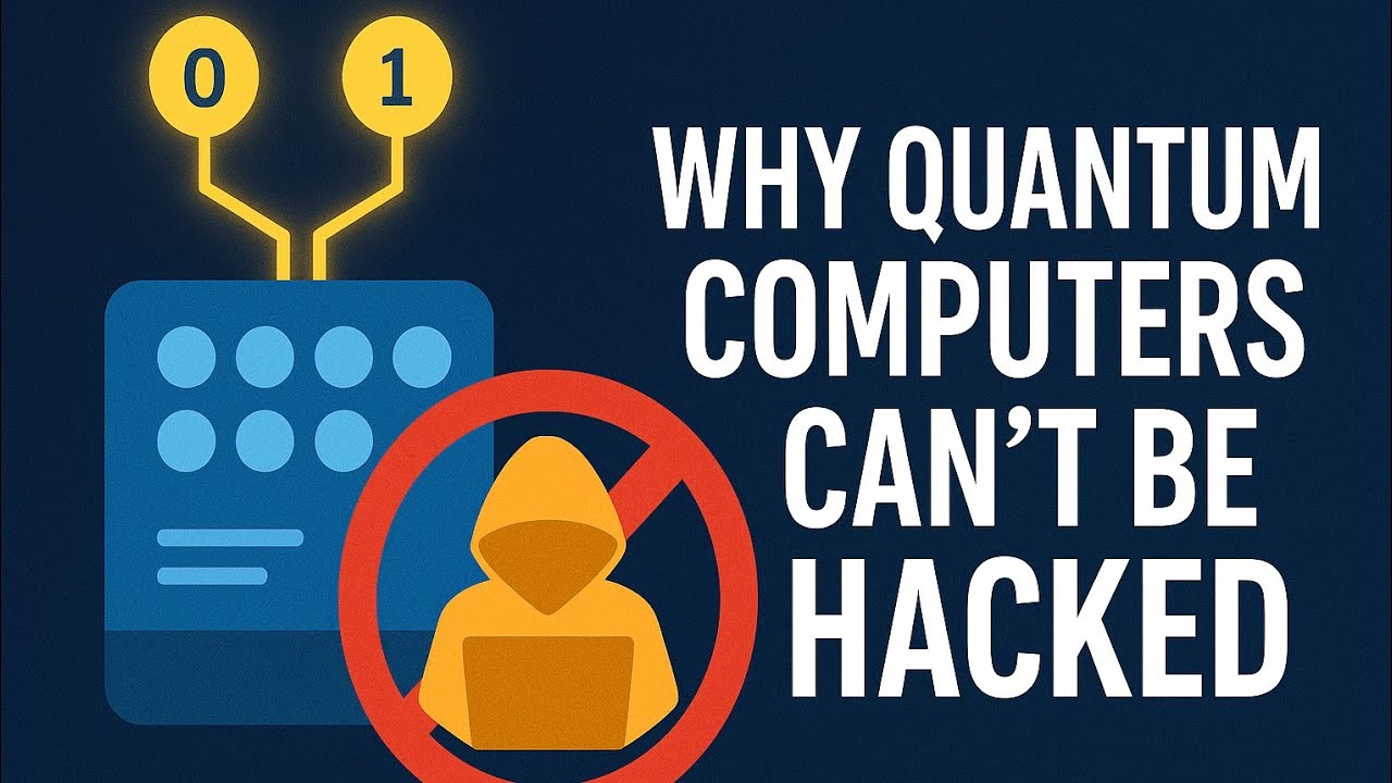 Why Quantum Computers Can’t Be Hacked | Quantum Security Explained  #QuantumComputing #CyberSecurity