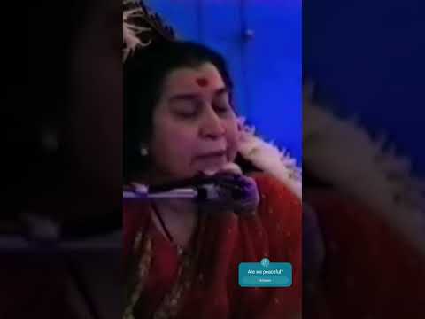 We Should be peaceful ;Shri Mataji Talks #sahajyoga #shrimataji #selfhelp