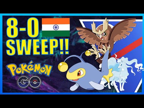 INDIA REGIONAL QUALIFIERS 8-0 SWEEP!! | POKÉMON GO BATTLES