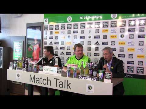 Pressekonferenz FC 08 Homburg - Borussia Mönchengladbach (1. Hauptrunde DFB-Pokal 2014/15)