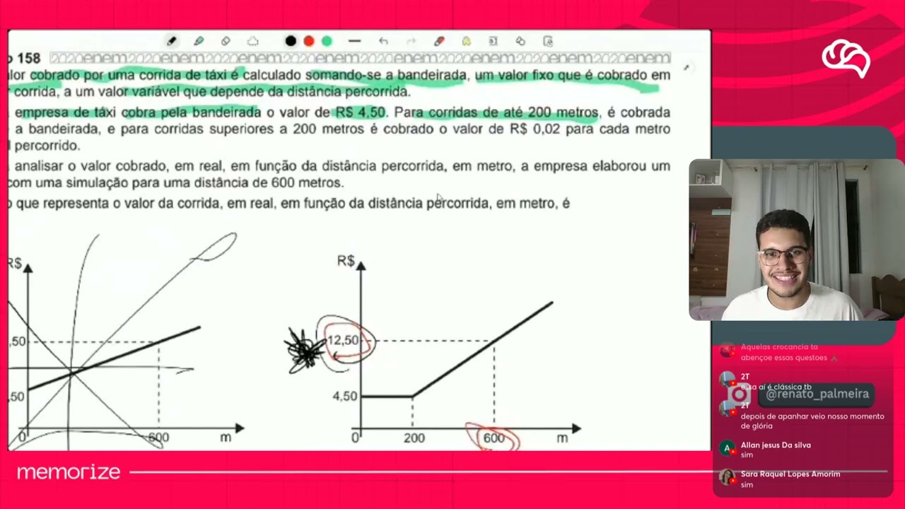 Resolução em Vídeo — Questão 158 ENEM 2020 PPL
