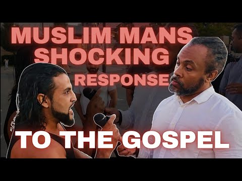 Pastor David Lynn tells Muslim man about Jesus||His reaction will surprise you!