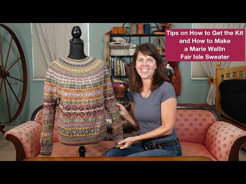 GORGEOUS Fair Isle Sweaters by Marie Wallin - How to...