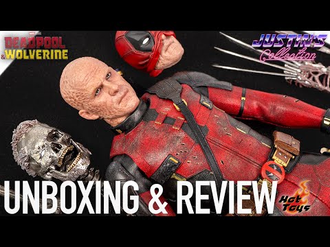 Hot Toys Battle Damaged Deadpool & Wolverine Unboxing & Review