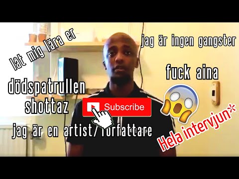 Rapparen Jaffar Byn i intervju från Hällbyfängelset