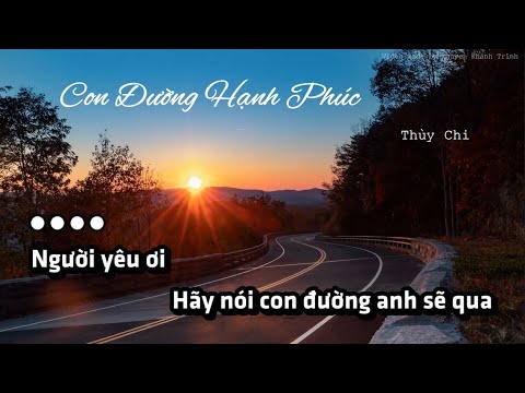 [KARAOKE TONE NỮ THẤP] Con Đường Hạnh Phúc - Thùy Chi