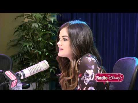Lucy Hale - Texting Dad and Hannah Montana | Radio Disney Insider | Radio Disney