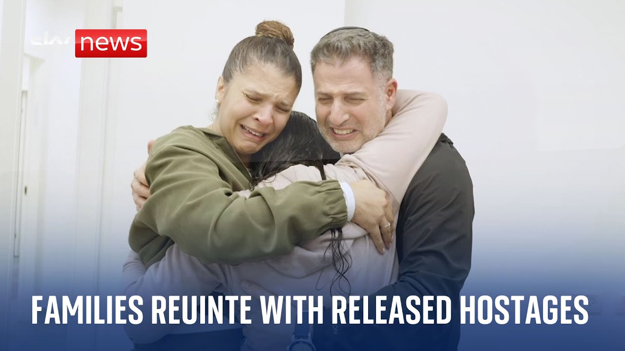 Four Israeli hostages released by Hamas after 15 months in captivity