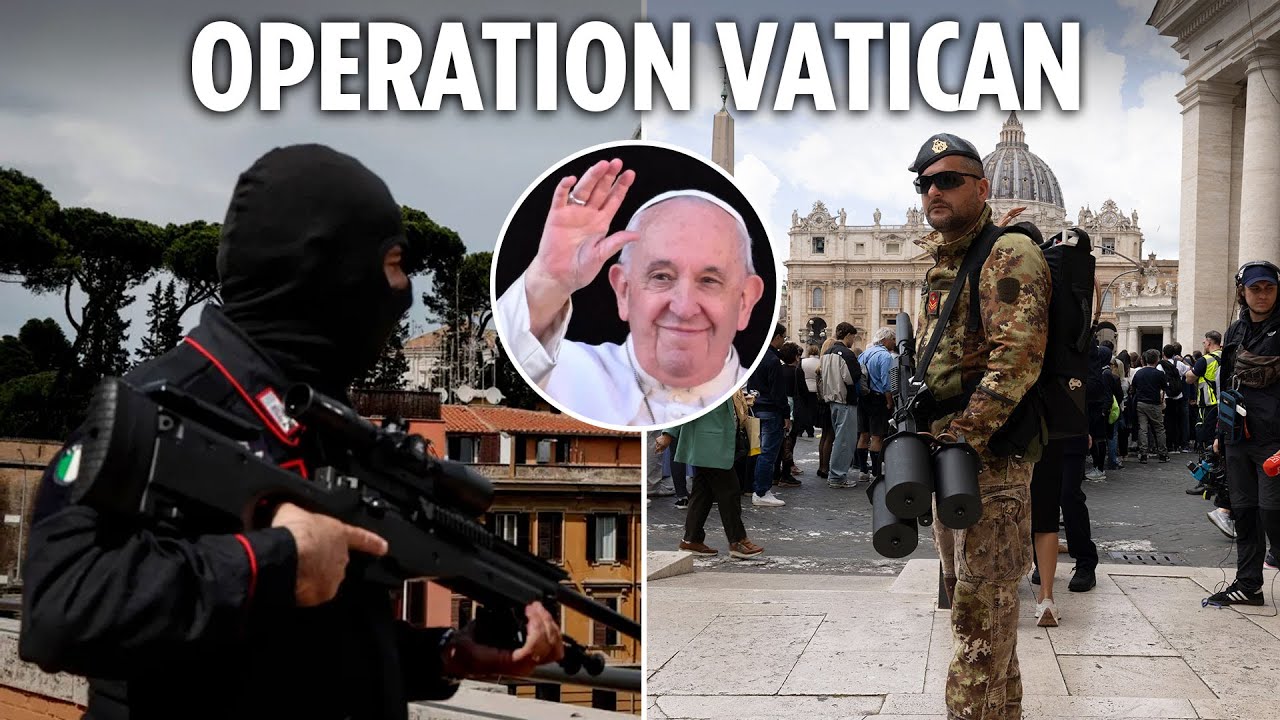 Snipers, drones & NATO jets deployed for Pope’s funeral