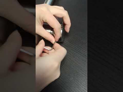 Remove a kitchen faucet handle