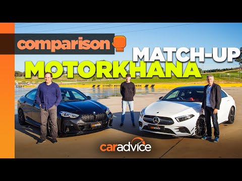 Mercedes-AMG A35 sedan v BMW M235i Gran Coupe | Motorkhana Comparison