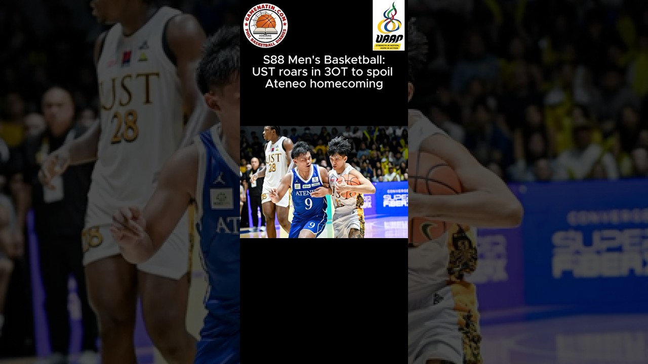 UAAP Men's Basketball: UST prevails over Ateneo in triple overtime classic