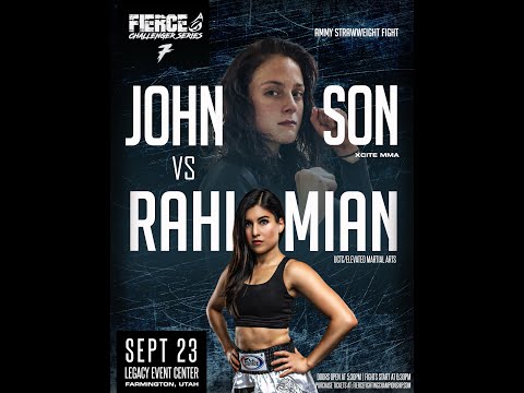 FIERCE FIGHTING CHAMPIONSHIP FULL FIGHT | GRAYSON JOHNSON VS  MALI RAHIMIAN