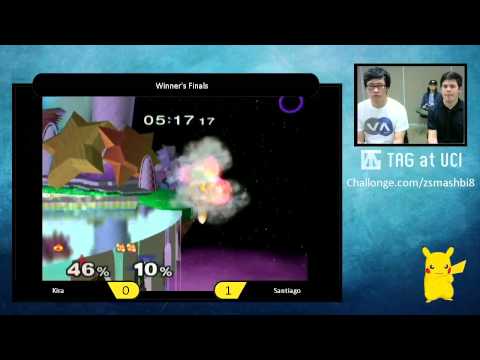 ZSB8 Winners Finals - Kira (Sheik) vs Santiago (Fox) - SSBM