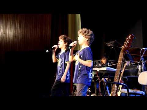 1  2017-02-03 Alborghetti THE TWINS (10years old) - Con Te' partiro' (Andrea Bocelli)