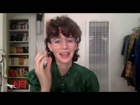 Miranda July on the pink bubbles in KAJILLIONAIRE