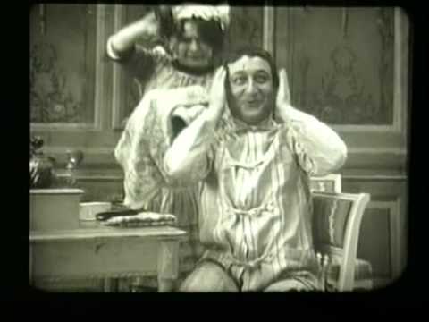 28mm Pathe silent film G113a - "NO MORE BALD MEN" FR 1905?