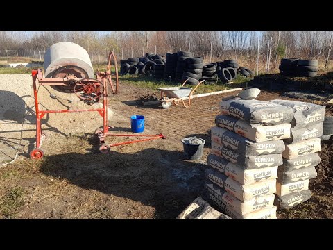 Cum să îți construiești o placă de beton pentru garaj‼️6×4 m+cât m-a costat.Am băgat apă de sticlă