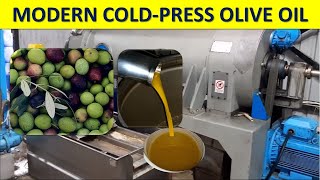 Modern Cold-Press Extra Virgin Olive Oil (EVOO)