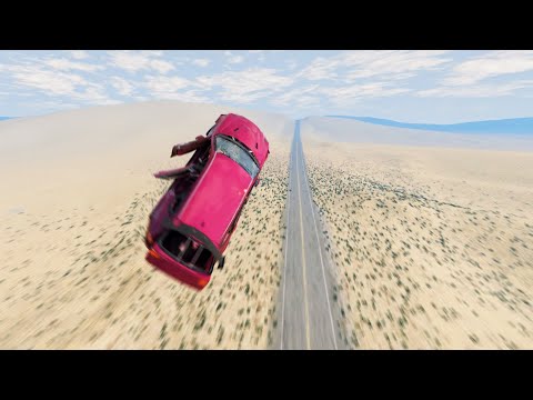 Instant 1000 MPH – Which Car FLIES the FARTHEST - BeamNG Drive