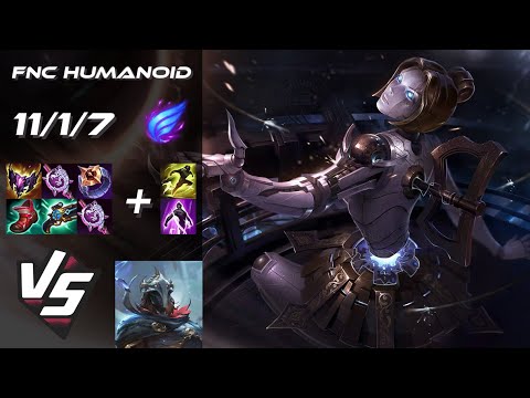 Fnatic Humanoid MID Orianna vs Viktor - EU Grandmaster Patch 25.S2.2