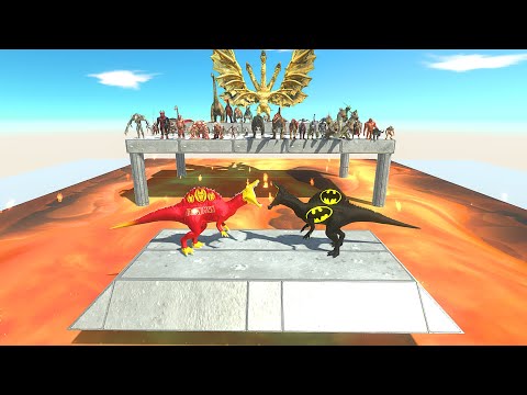 Each Unit Fights Itself On Lava - Animal Revolt Battle Simulator