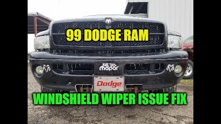 '94-02 DODGE RAM- Windshield wiper issues!!