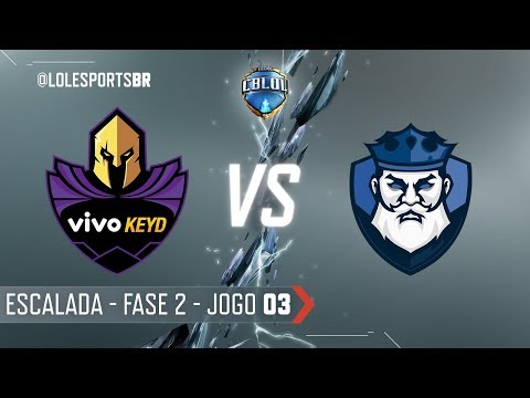 CBLoL 2018: Vivo Keyd x CNB (Jogo 3) | Escalada - 2ª Etapa