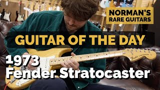 Video thumbnail for Guitar of the Day: 1973 Fender Stratocaster Natural | Norman's Rare Guitars by Normans Rare Guitars