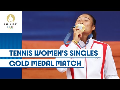 Qinwen Zheng wins gold in women's tennis singles 🇨🇳🥇 |  Paris 2024 highlights