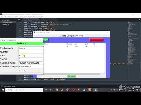 Invoice Generator || A Simple Project Using Python.
