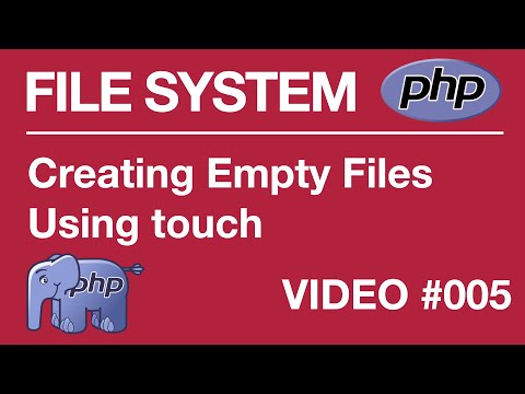 PHP | FILE SYSTEM | BEGINNER | Creating A File 005 Tips from a Self Taught Developer