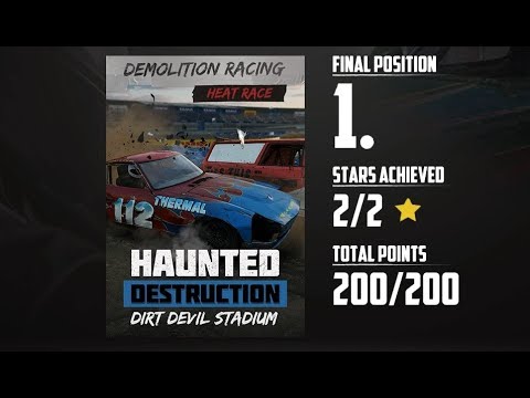 WRECKFEST Walkthrough Gameplay Part 60 - HAUNTED DESTRUCTION