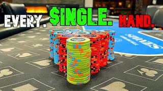 100 Hands IN A ROW!! (MUST WATCH for Poker Beginners)