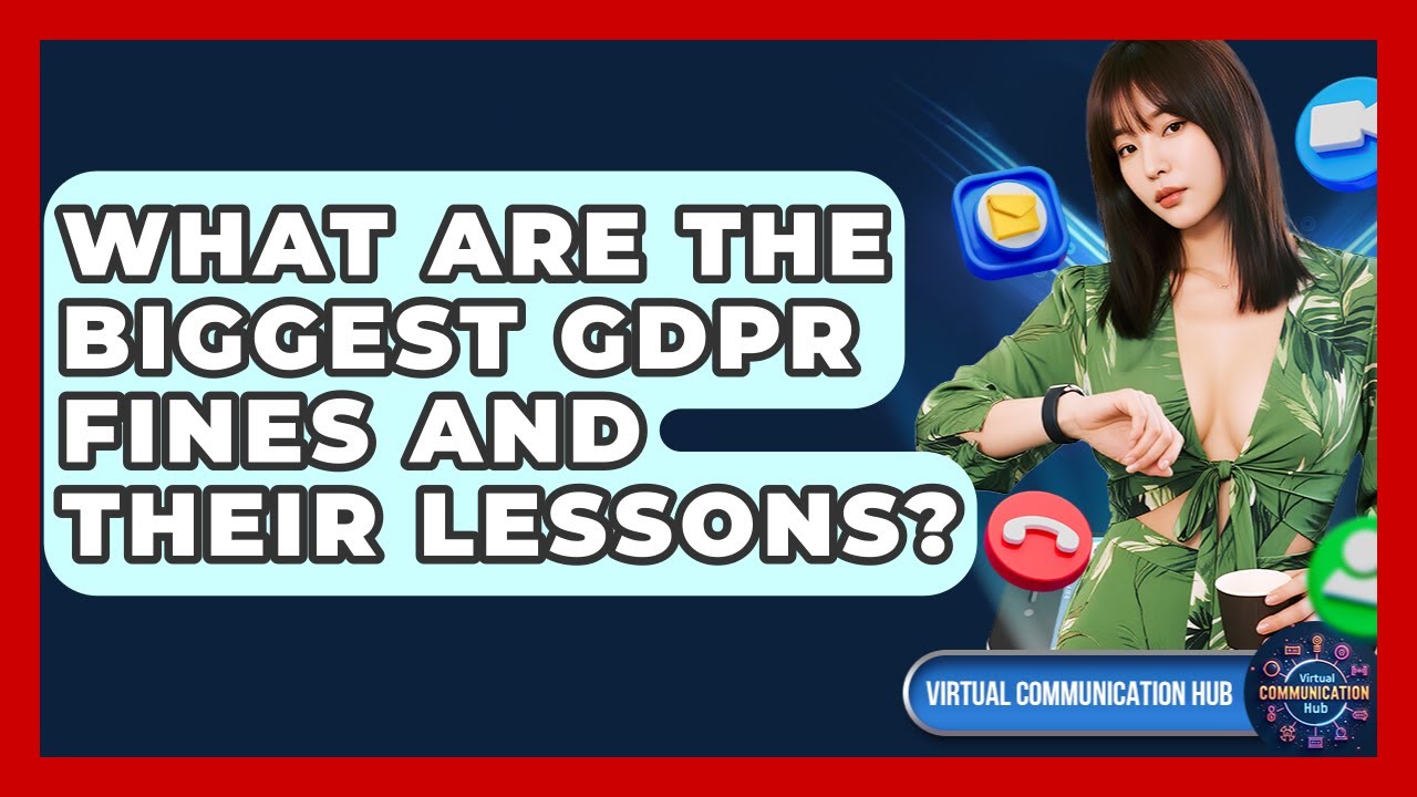 What Are The Biggest GDPR Fines And Their Lessons? - Virtual Communication Hub