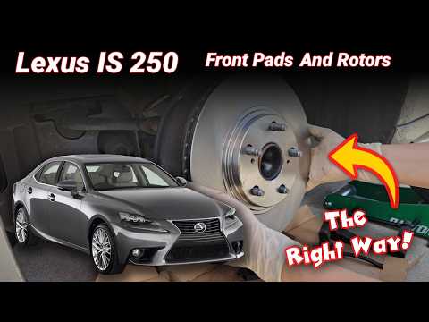 2014 - 2015 Lexus IS250 / 250 F Sport Front Pads and Rotors