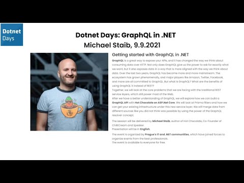 Dotnet Days: GraphQL in .NET (Michael Staib)