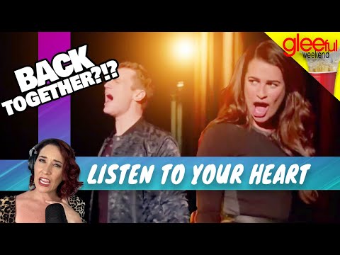 Vocal Coach Reacts GLEE - Listen To Your Heart | WOW! They were...