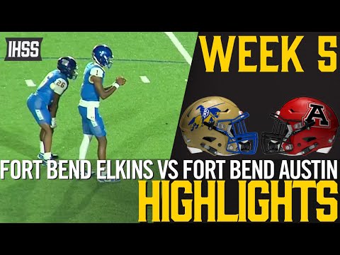 Fort Bend Elkins Dominates Fort Bend Austin 41-6 | High School Football Highlights
