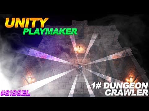 Unity Playmaker tutorial Dungeon Crawler 001
